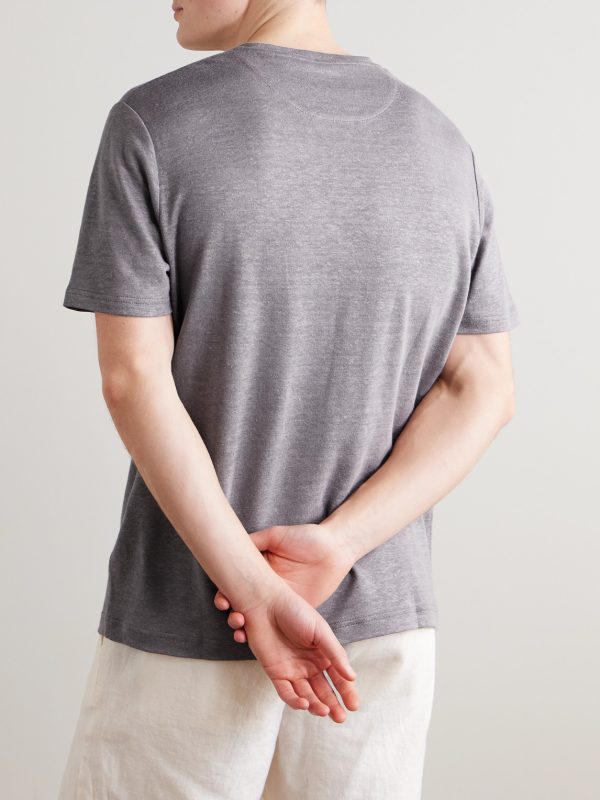 Linen T-Shirt - BK Linen T-Shirt - BK