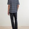 Striped Cotton-Terry T-Shirt - BK Striped Cotton-Terry T-Shirt - BK