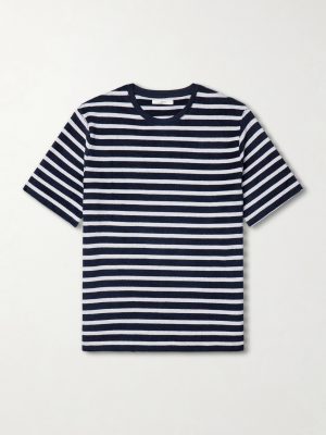 Striped Cotton-Terry T-Shirt