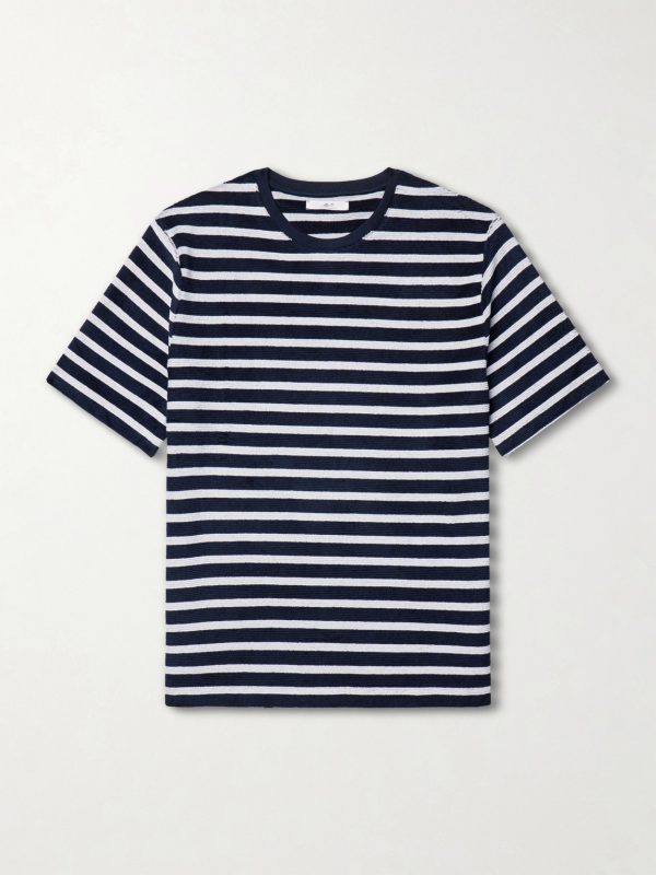 Striped Cotton-Terry T-Shirt Striped Cotton-Terry T-Shirt