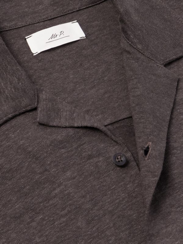 Camp-Collar Linen Shirt - E1 Camp-Collar Linen Shirt - E1