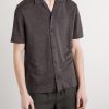 Camp-Collar Linen Shirt - FR Camp-Collar Linen Shirt - FR