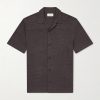 Camp-Collar Linen Shirt Camp-Collar Linen Shirt