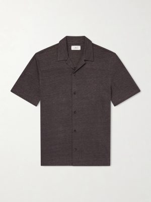Camp-Collar Linen Shirt Camp-Collar Linen Shirt