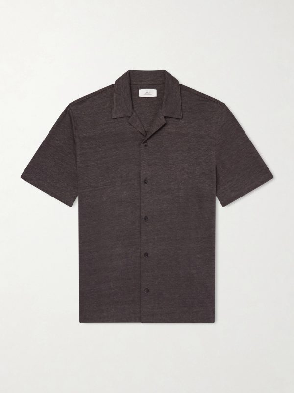 Camp-Collar Linen Shirt Camp-Collar Linen Shirt