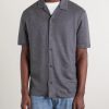 Camp-Collar Linen Shirt - FR