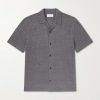 Camp-Collar Linen Shirt