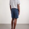 Straight-Leg Waffle-Knit Cotton-Terry Shorts - BK Straight-Leg Waffle-Knit Cotton-Terry Shorts - BK