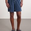 Straight-Leg Waffle-Knit Cotton-Terry Shorts - FR Straight-Leg Waffle-Knit Cotton-Terry Shorts - FR