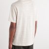 Striped Linen T-Shirt - BK Striped Linen T-Shirt - BK