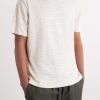 Striped Linen T-Shirt - FR Striped Linen T-Shirt - FR