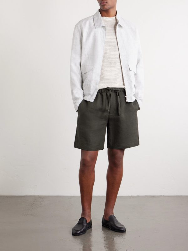 Striped Linen T-Shirt - OU Striped Linen T-Shirt - OU