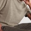 Knitted Striped Linen T-Shirt - CU Knitted Striped Linen T-Shirt - CU