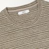 Knitted Striped Linen T-Shirt - E1 Knitted Striped Linen T-Shirt - E1