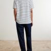 Striped Cotton-Terry T-Shirt - BK Striped Cotton-Terry T-Shirt - BK