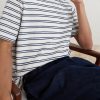 Striped Cotton-Terry T-Shirt - CU Striped Cotton-Terry T-Shirt - CU