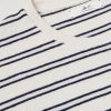 Striped Cotton-Terry T-Shirt - E1 Striped Cotton-Terry T-Shirt - E1