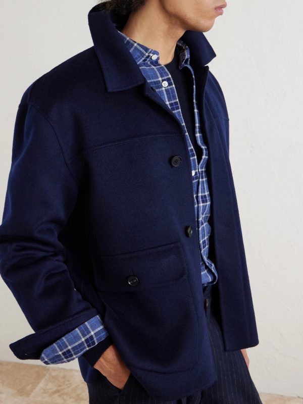 Double-Faced Cashmere Chore Jacket - CU