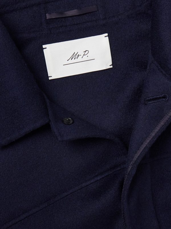 Double-Faced Cashmere Chore Jacket - E1