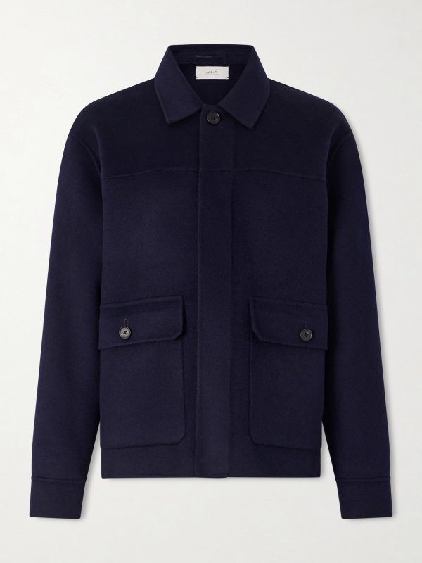 Double-Faced Cashmere Chore Jacket