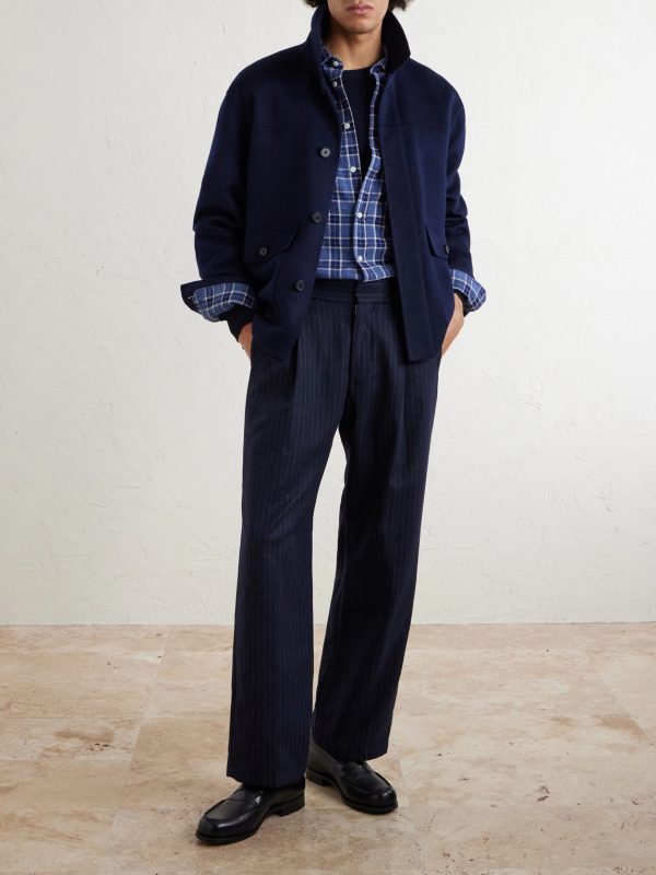 Double-Faced Cashmere Chore Jacket - OU