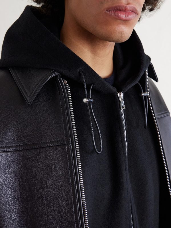 Double-Faced Wool and Cashmere-Blend Hooded Jacket - CU Double-Faced Wool and Cashmere-Blend Hooded Jacket - CU