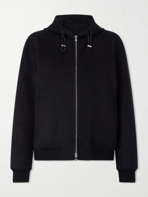 Double-Faced Wool and Cashmere-Blend Hooded Jacket Double-Faced Wool and Cashmere-Blend Hooded Jacket