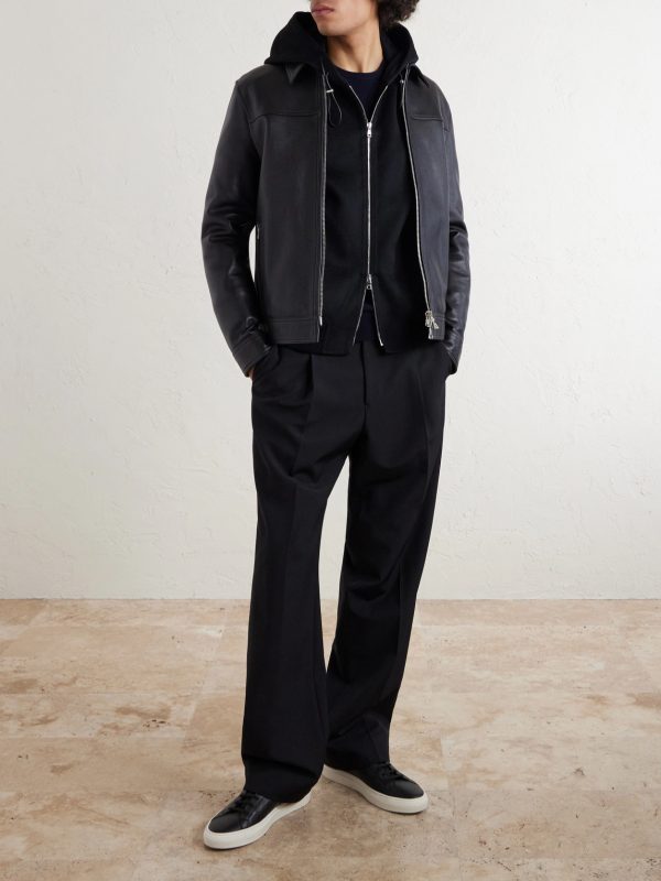 Double-Faced Wool and Cashmere-Blend Hooded Jacket - OU Double-Faced Wool and Cashmere-Blend Hooded Jacket - OU