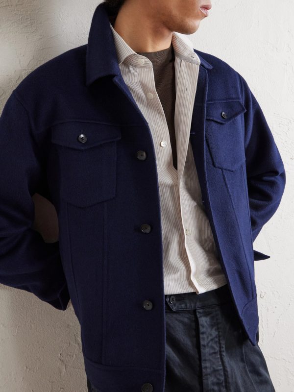Double-Faced Wool and Cashmere-Blend Jacket - CU