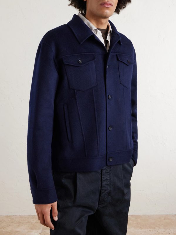 Double-Faced Wool and Cashmere-Blend Jacket - FR