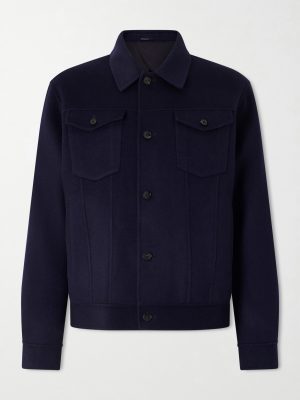 Double-Faced Wool and Cashmere-Blend Jacket Double-Faced Wool and Cashmere-Blend Jacket