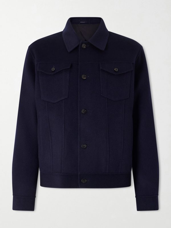 Double-Faced Wool and Cashmere-Blend Jacket