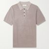 Organic Cotton and Cashmere-Blend Polo Shirt Organic Cotton and Cashmere-Blend Polo Shirt