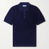 Organic Cotton and Cashmere-Blend Polo Shirt Organic Cotton and Cashmere-Blend Polo Shirt