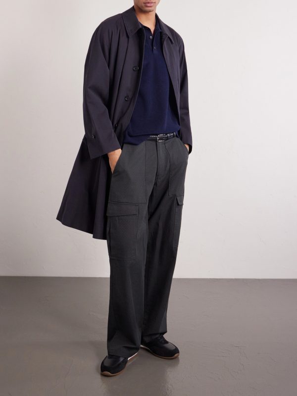Organic Cotton and Cashmere-Blend Polo Shirt - OU Organic Cotton and Cashmere-Blend Polo Shirt - OU