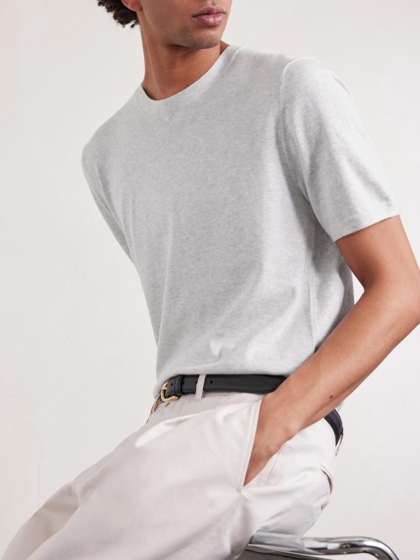 Organic Cotton and Cashmere-Blend T-Shirt - CU