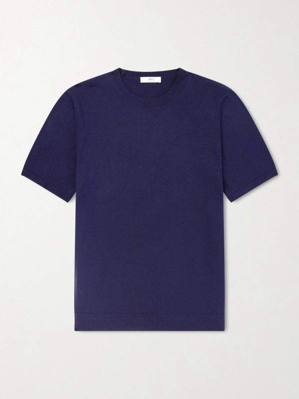 Organic Cotton and Cashmere-Blend T-Shirt Organic Cotton and Cashmere-Blend T-Shirt