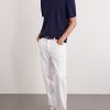 Organic Cotton and Cashmere-Blend T-Shirt - OU Organic Cotton and Cashmere-Blend T-Shirt - OU