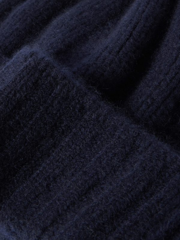 Ribbed Cashmere Beanie - CU Ribbed Cashmere Beanie - CU