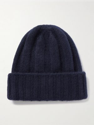 Ribbed Cashmere Beanie Ribbed Cashmere Beanie