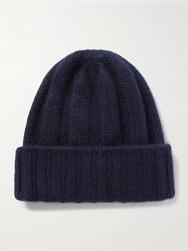 Ribbed Cashmere Beanie Ribbed Cashmere Beanie