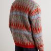Jacquard-Knit Cardigan - BK Jacquard-Knit Cardigan - BK