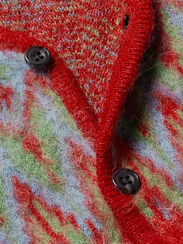 Jacquard-Knit Cardigan - CU Jacquard-Knit Cardigan - CU