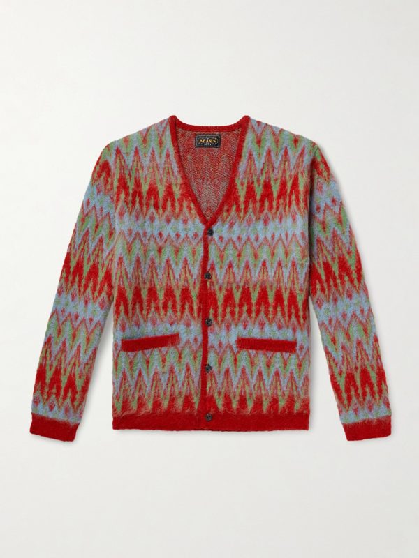 Jacquard-Knit Cardigan Jacquard-Knit Cardigan