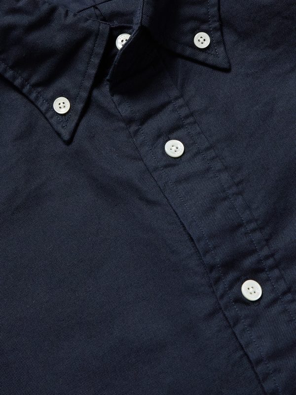 Button-Down Collar Cotton Oxford Shirt - CU