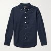 Button-Down Collar Cotton Oxford Shirt