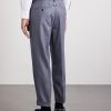 Ivy Cropped Tapered Brushed Wool-Blend Twill Suit Trousers - BK Ivy Cropped Tapered Brushed Wool-Blend Twill Suit Trousers - BK