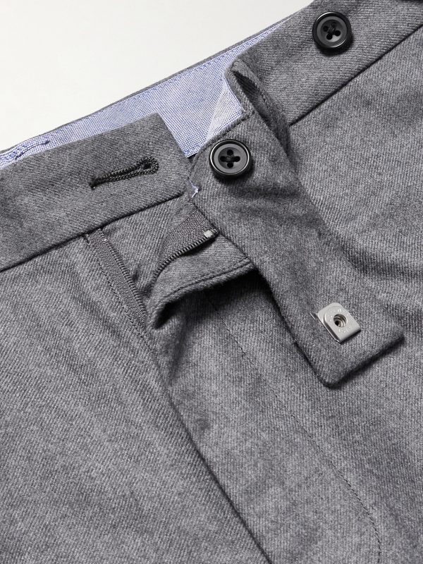 Ivy Cropped Tapered Brushed Wool-Blend Twill Suit Trousers - E1 Ivy Cropped Tapered Brushed Wool-Blend Twill Suit Trousers - E1