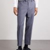 Ivy Cropped Tapered Brushed Wool-Blend Twill Suit Trousers - FR Ivy Cropped Tapered Brushed Wool-Blend Twill Suit Trousers - FR