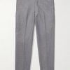 Ivy Cropped Tapered Brushed Wool-Blend Twill Suit Trousers Ivy Cropped Tapered Brushed Wool-Blend Twill Suit Trousers